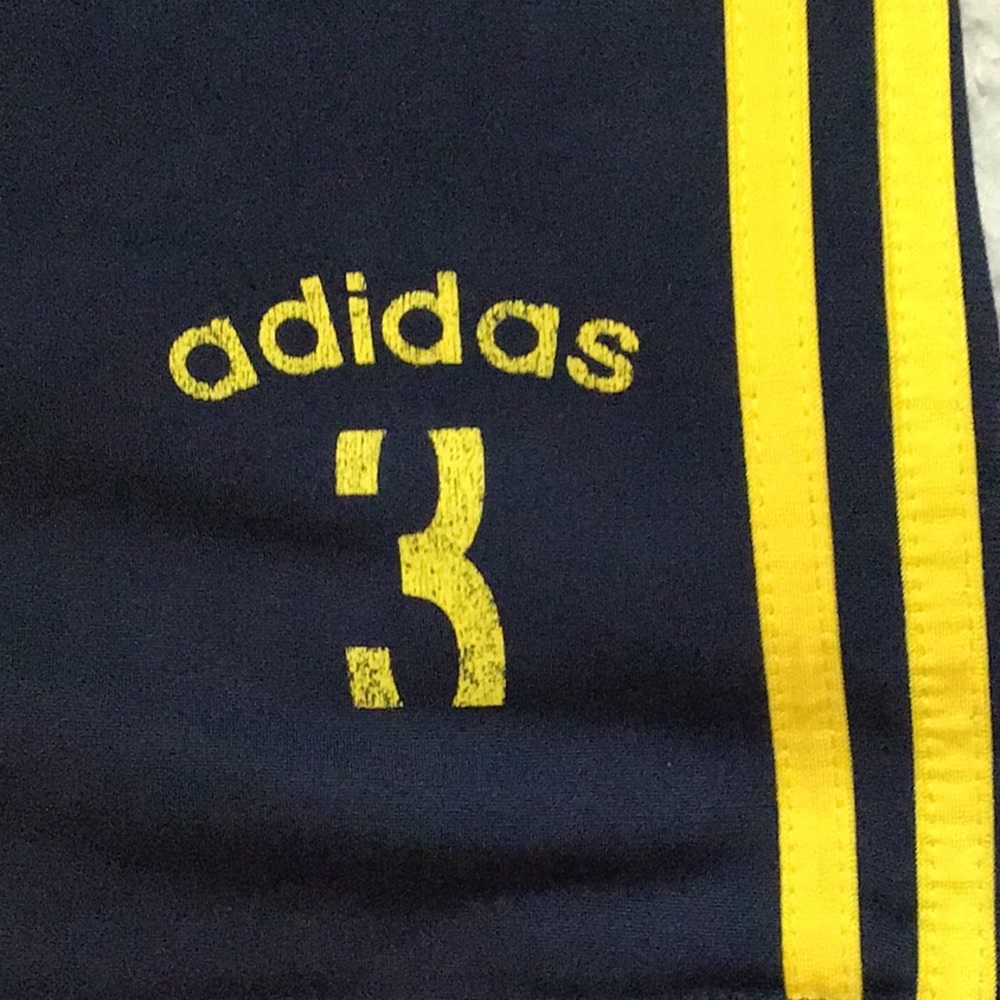 Vtg. Adidas 🏀 athletic pants, navy - Picture 3 of 12